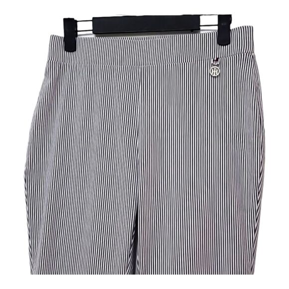 Tommy Hilfiger Pull On Striped Grey and White Pants Size 8 - Picture 3 of 5